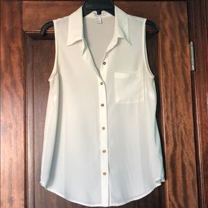 White buttoned blouse